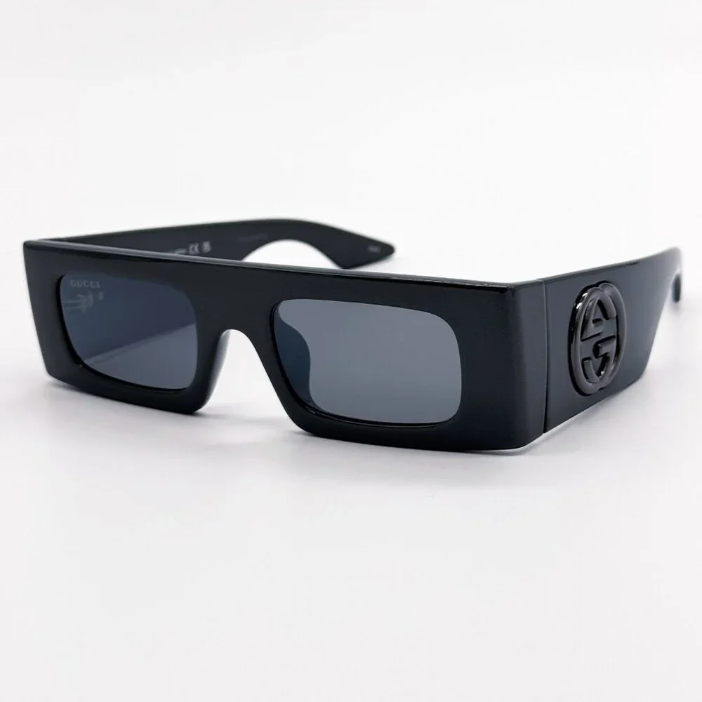 NEW GUCCI SUNGLASSES GG1646S 006 GRAY UNISEX EYEWEAR GUCCI - Picture 4 of 10